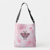 Sakura Bliss Kersenbloesem Vlinder Crossbody Tas (Achterkant)