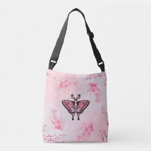Sakura Bliss Kersenbloesem Vlinder Crossbody Tas