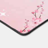 Sakura Bliss, Pink Moth Sakura Background Bureaumat (Hoek)