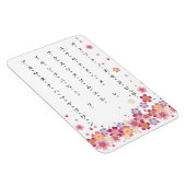 Sakura bloeit Katakana met Romaji Japans Magneet (Rechterzijde)