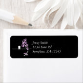 Sakura Bloeit onder een Volle Maan Etiket (Insitu)