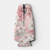 Sakura Bloem Patroon Roze Flesjeskoeler (Achterkant)
