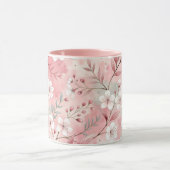 Sakura Bloem Patroon Roze Mok (Midden)
