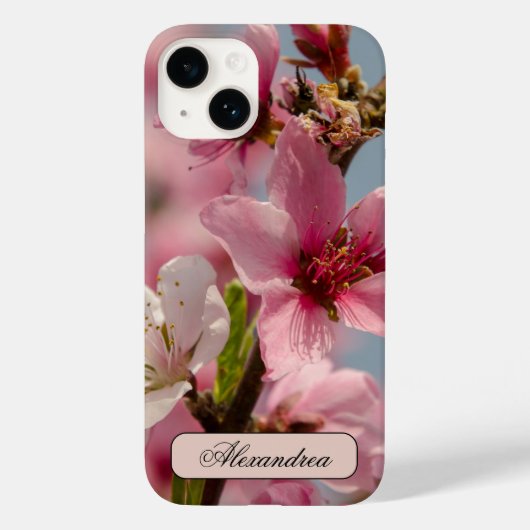 Sakura bloem, roze Japanse bloem Case-Mate iPhone Case (Achterkant)