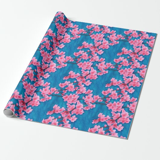 Sakura bloem Wrapping Papier (Uitgerold)