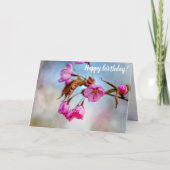 Sakura-bloemen in zachte roze kleuren in Springtim Kaart (Voorkant)