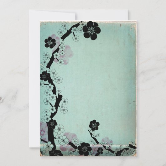  sakura - bloemen - uitnodigingen (Voorkant)