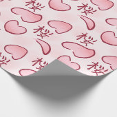 Sakura Bloesem met Kanji Cadeaupapier (Hoek)