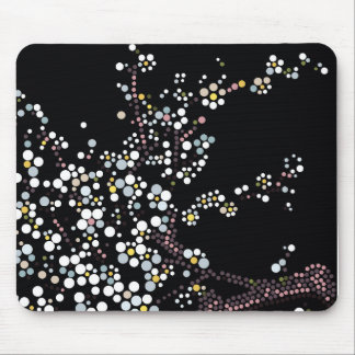 Sakura Bloesem Stip Art Ontwerper Illustratie Muismat