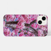 Sakura Bloom Elegance: iPhone 14 Slim Fit Hoesje (Achterkant horizontaal)