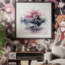 Sakura Blooming over het meer