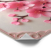 Sakura Blossom Art Poster (Hoek)