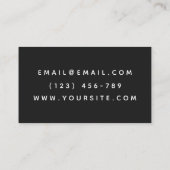 Sakura Blossom Bloemblaadjes Psychotherapeut Bloom Visitekaartje (Achterkant)