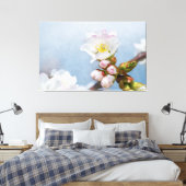 Sakura Blossom Canvas Afdruk (Insitu (Slaapkamer))