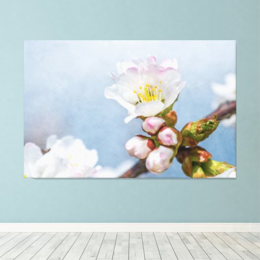 Sakura Blossom Canvas Afdruk (Insitu (Houten vloer))