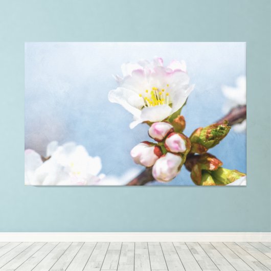 Sakura Blossom Canvas Afdruk (Insitu (Houten vloer))