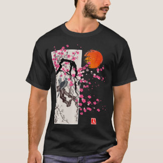 Sakura Blossom Japanse Cherry Scenery Gif T-shirt