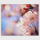 Sakura Blossom op zonnige dag Cadeaupapier (Vlak)