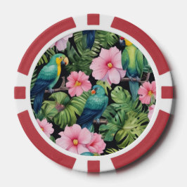 Sakura Blossom Patroon spelen Poker Chips
