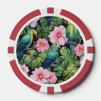 Sakura Blossom Patroon spelen Poker Chips