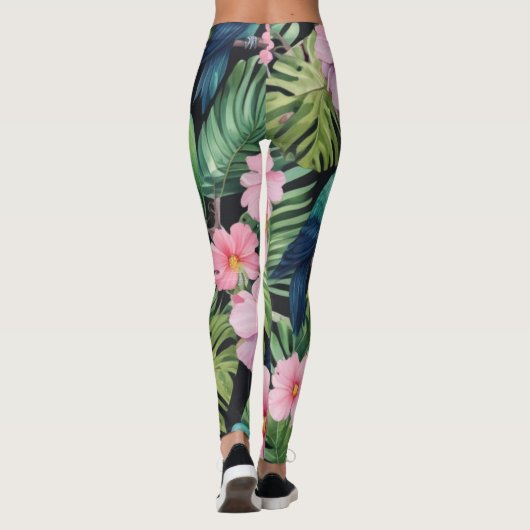 Sakura Blossom Pattern Leggings (Achterkant)