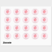 Sakura Blossom Silhouet Favor Stickers (Vel)