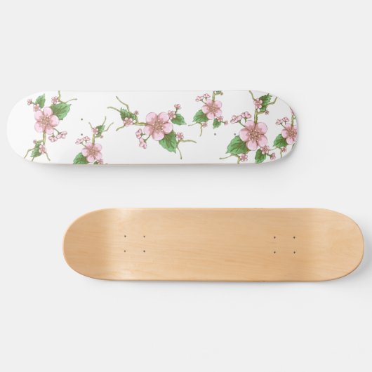 Sakura Blossom Skateboard (Horizontaal)