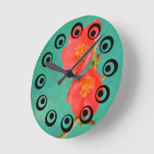 Sakura Blossom Wall Clock Ronde Klok (Hoek)