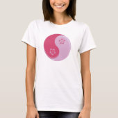 Sakura Blossom Yin Yang T-shirt (Voorkant)