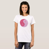 Sakura Blossom Yin Yang T-shirt (Voorkant volledig)