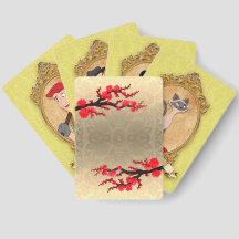 Sakura Blossoms Satijn Damask