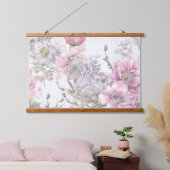 Sakura Blush Serenade Botanical Hangend Wandkleed (Slaapkamer)