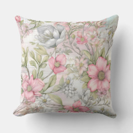 Sakura Blush Serenade Botanical Kussen
