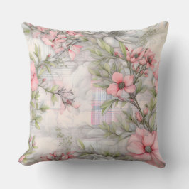 Sakura Blush Serenade Botanical Kussen