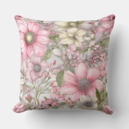 Sakura Blush Serenade Botanical Kussen