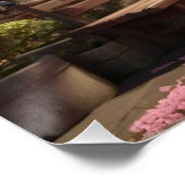 Sakura Bomen in Japan Perfect Poster (Hoek)