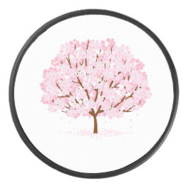 Sakura boom in volle bloei – Elegant Spring Design Hockey Puck