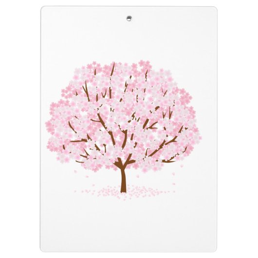 Sakura boom in volle bloei – Elegant Spring Design Klembord (Achterkant)