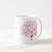 Sakura boom in volle bloei – Elegant Spring Design Koffiemok (Voorkant rechts)