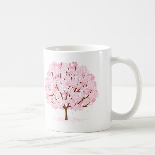 Sakura boom in volle bloei – Elegant Spring Design Koffiemok (Rechts)