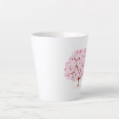 Sakura boom in volle bloei – Elegant Spring Design Latte Mok (Voorkant)