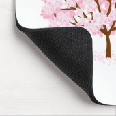 Sakura boom in volle bloei – Elegant Spring Design Muismat (Hoek)