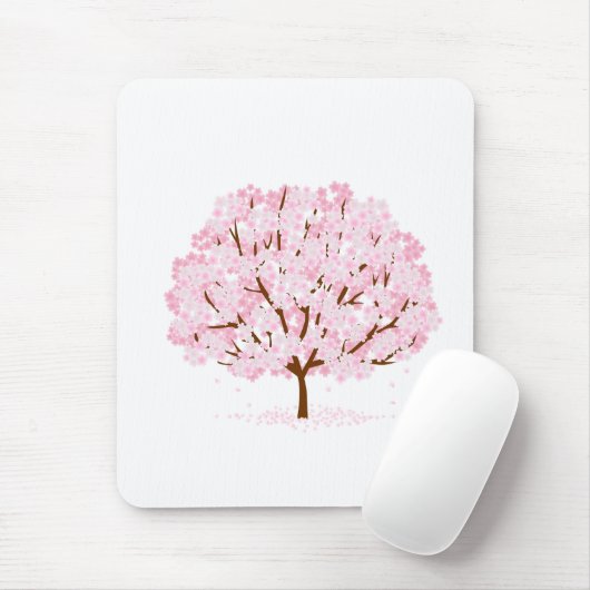 Sakura boom in volle bloei – Elegant Spring Design Muismat (Met muis)