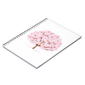 Sakura boom in volle bloei – Elegant Spring Design Notitieboek (Linkerzijde)