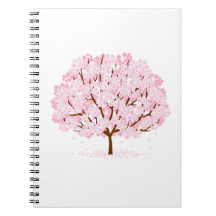 Sakura boom in volle bloei – Elegant Spring Design Notitieboek