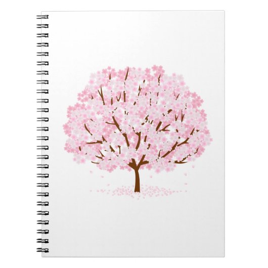 Sakura boom in volle bloei – Elegant Spring Design Notitieboek (Voorkant)