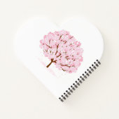 Sakura boom in volle bloei – Elegant Spring Design Notitieboek (Achterkant)