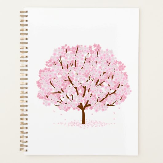 Sakura boom in volle bloei – Elegant Spring Design Planner (Voorkant)