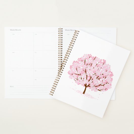 Sakura boom in volle bloei – Elegant Spring Design Planner (Display)