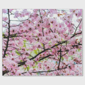 Sakura - boom in volledig roze bloem in Springtime Cadeaupapier (Vlak)